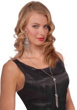 70er Discokugel-Halskette silber