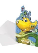 8 Einladungskarten Tauch Timmy Tauch Kin