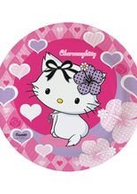8 Pappteller Charmmy Kitty Kindergeburts