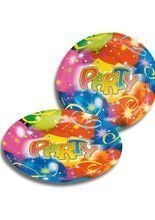 8 Pappteller Party Geburtstag Party Deko