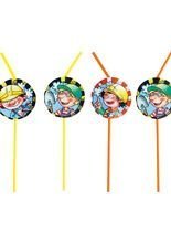 8 Trinkhalme Little Workers Kindergeburt