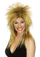 80er Jahre Rockstar Perücke rotblond
