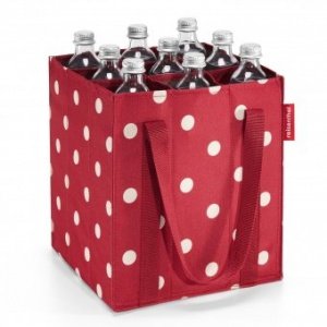 9er Bottlebag ruby dots