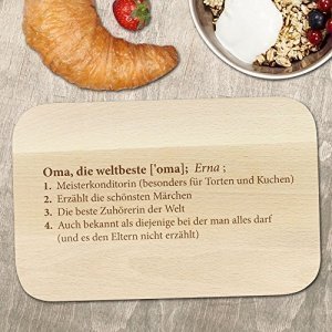 Frühstücksbrett mit Definition Beste Oma