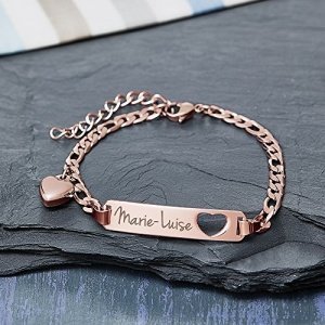 Armband aus Edelstahl mit Gravur