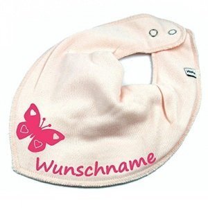 Halstuch Schmetterling mit Namen