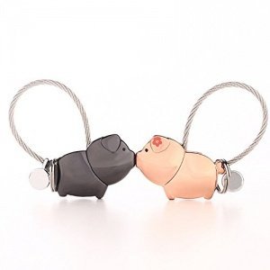 Liebhaber Schlüsselanhänger Schweine