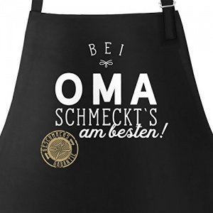 Küchenschürze „Bei Oma schmeckt‘s am besten“