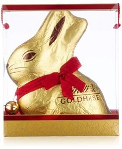 Der Goldhase von Lindt in XXL
