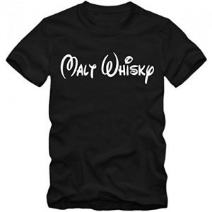 Fun-T-Shirt mit Malt-Whisky Aufdruck