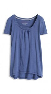 A-Line-T-Shirt aus Slub-Jersey