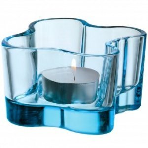 Aalto Windlicht 55 mm hellblau