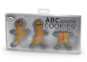 ABC COOKIES Ausstechformen Set Gingerbread Man 