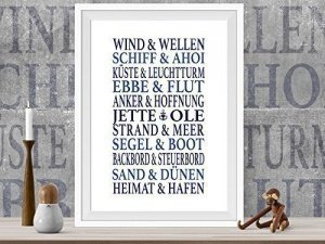 Berühmte Paare personalisierter Kunstdru