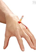 Abgebrochener Stift Wunde