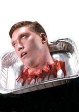 Abgehackter Kopf Halloween-Latexapplikat