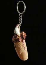 Abgerissener Finger Schlüsselanhänger