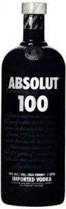 Absolut 100 Black Vodka - 1 Liter