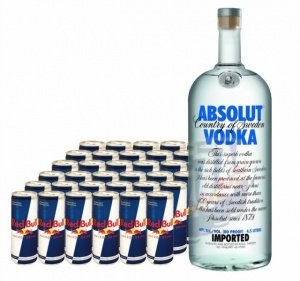 Absolut Vodka-Bull Gigapack
