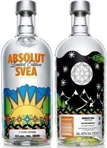 Absolut Vodka SVEA 0,7 Liter