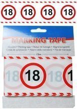 Absperrband 18. Geburtstag, 15m