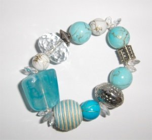 Accessoires & More Stretcharmband türkis