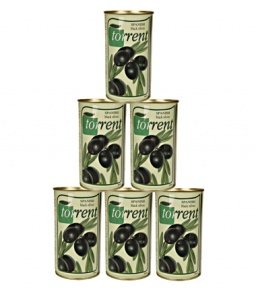 Aceitunas Torrent Schwarze Oliven mit Ke