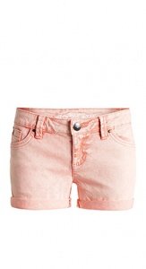 Acid Washed Denim Shorts