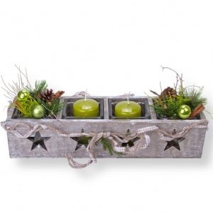 Adventsgesteck Grün