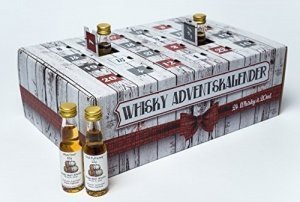 Adventskalender mit 16 verschiedenen Whisky Miniaturen