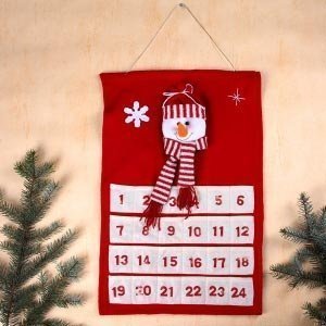 Adventskalender mit Schneemann