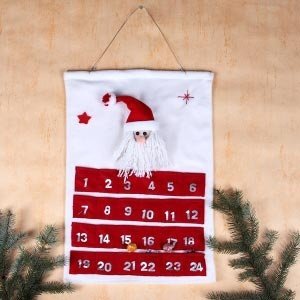 Adventskalender mit Weihnachtsmann