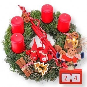 Adventskranz Advent Advent und Xmas-Coun