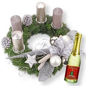 Adventskranz Christmas Countdown und Xma