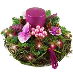 Adventskranz Glanzvolles Weihnachtsfest 