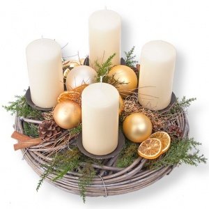 Adventskranz Golden Dream