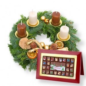 Adventskranz Oh du fröhliche! und Advent