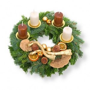 Adventskranz Oh du fröhliche!