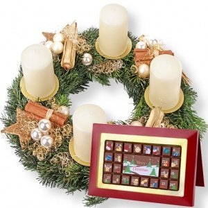 Adventskranz Sternstunden und Adventskal