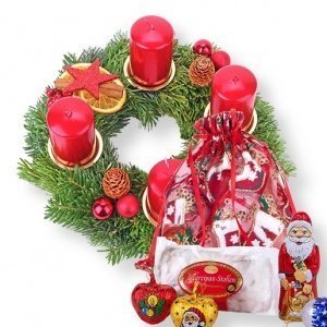 Adventskranz Weihnachtszauber und Weihna