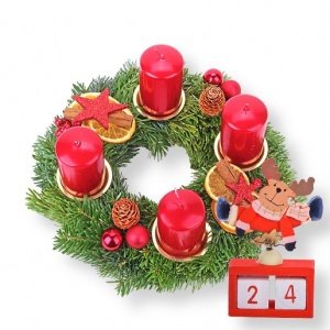 Adventskranz Weihnachtszauber und Xmas-C