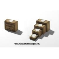 Adventsleuchter 4Steps Nussbaum 40043-N 