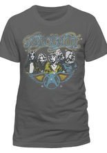 Aerosmith Vintage Photo T-Shirt dunkelgr