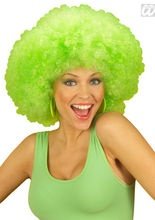 Afro Perücke grün