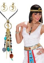 Ägypterin Schmuck-Set Cleopatra Halskett