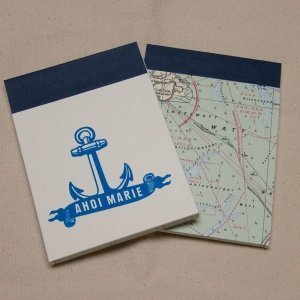 Ahoi Marie Notizblock A6 Anker