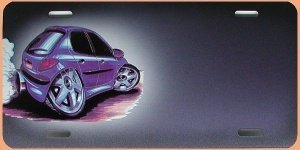 Airbrush Funschilder PKW incl. Wunschtex