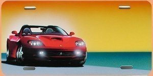 Airbrush - Schild Cabrio incl. Wunschtex