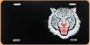 Airbrush - Schild Tigerkopf incl. Wunsch