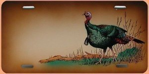 Airbrush - Schild Truthahn incl. Wunscht